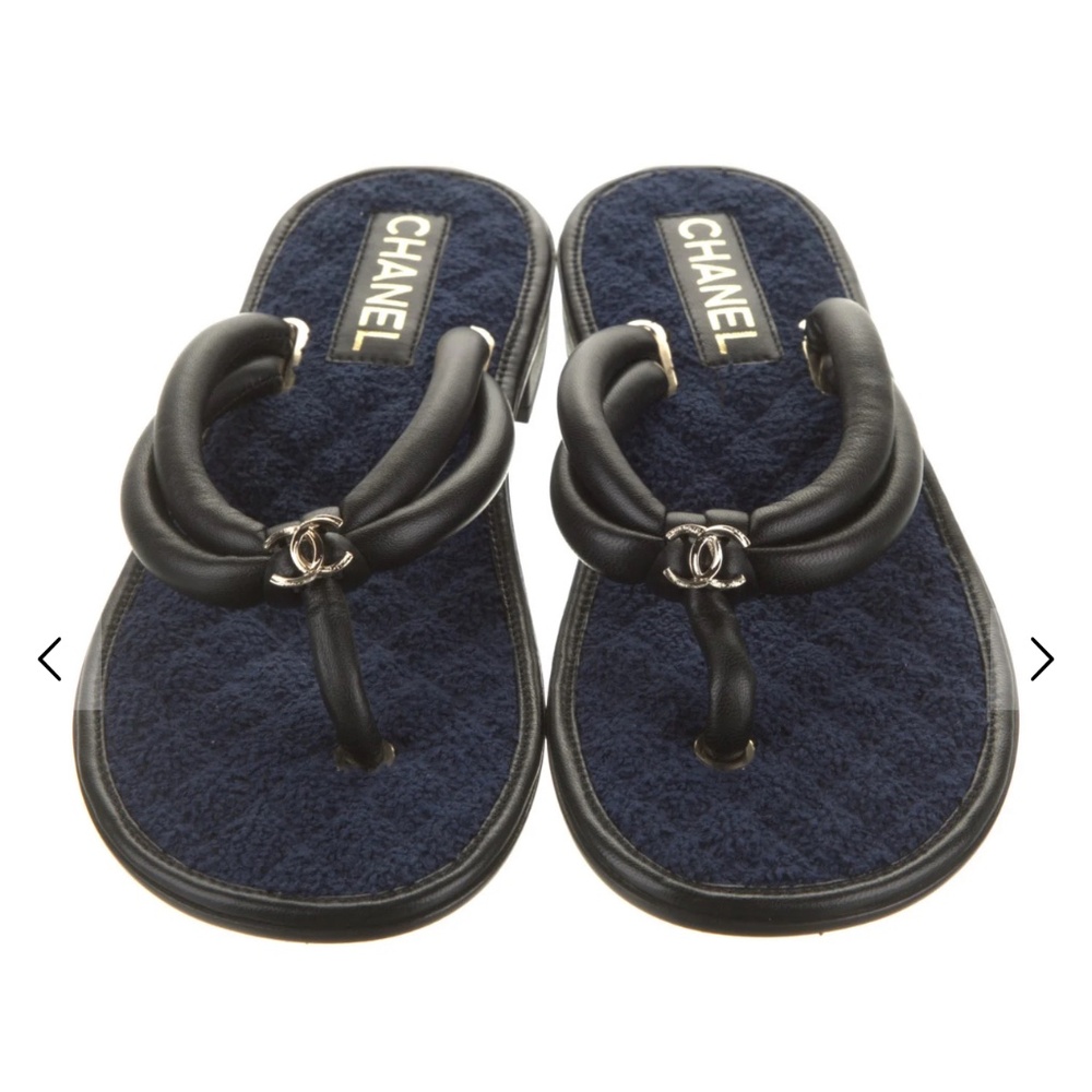 Chanel 2021 Interlocking CC Logo Slides